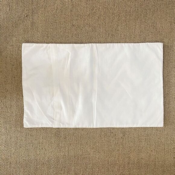 Pottery Barn Chevron Crewel Embroidered Lumbar Pillow Cover Grey - Picture 4 of 6